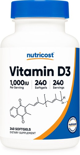 Nutricost vitamin 1000 iu - nutricost,
